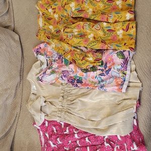 Four 4t dresses.